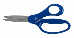 Olló, iskolai, 15 cm, FISKARS, kék