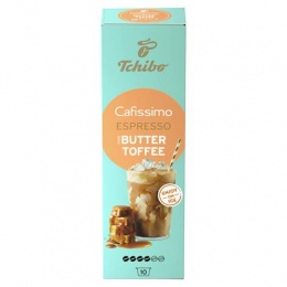 Kávékapszula, 10 db, TCHIBO "Cafissimo Espresso Buttertoffee"