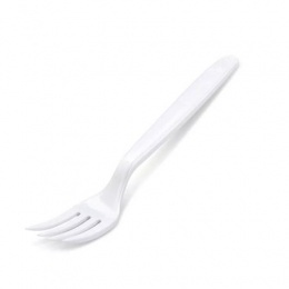 Villa, műanyag, többször használatos, 18 cm, 50 db, fehér