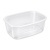 Műanyag tál, tetőzhető, 750 ml, 50 db "Svéd"