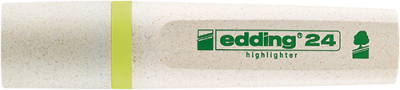 Szövegkiemelő, 2-5 mm, EDDING "24" ECOLINE, sárga