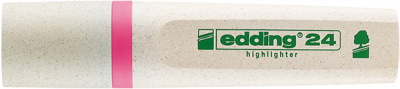 Szövegkiemelő, 2-5 mm, EDDING "24" ECOLINE, rózsaszín