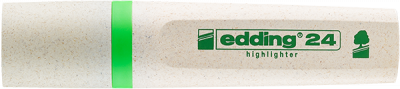 Szövegkiemelő, 2-5 mm, EDDING "24" ECOLINE, világoszöld