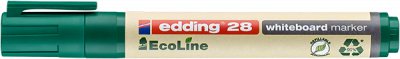 Táblamarker, 1,5-3 mm, kúpos, EDDING ECOLINE "28", zöld